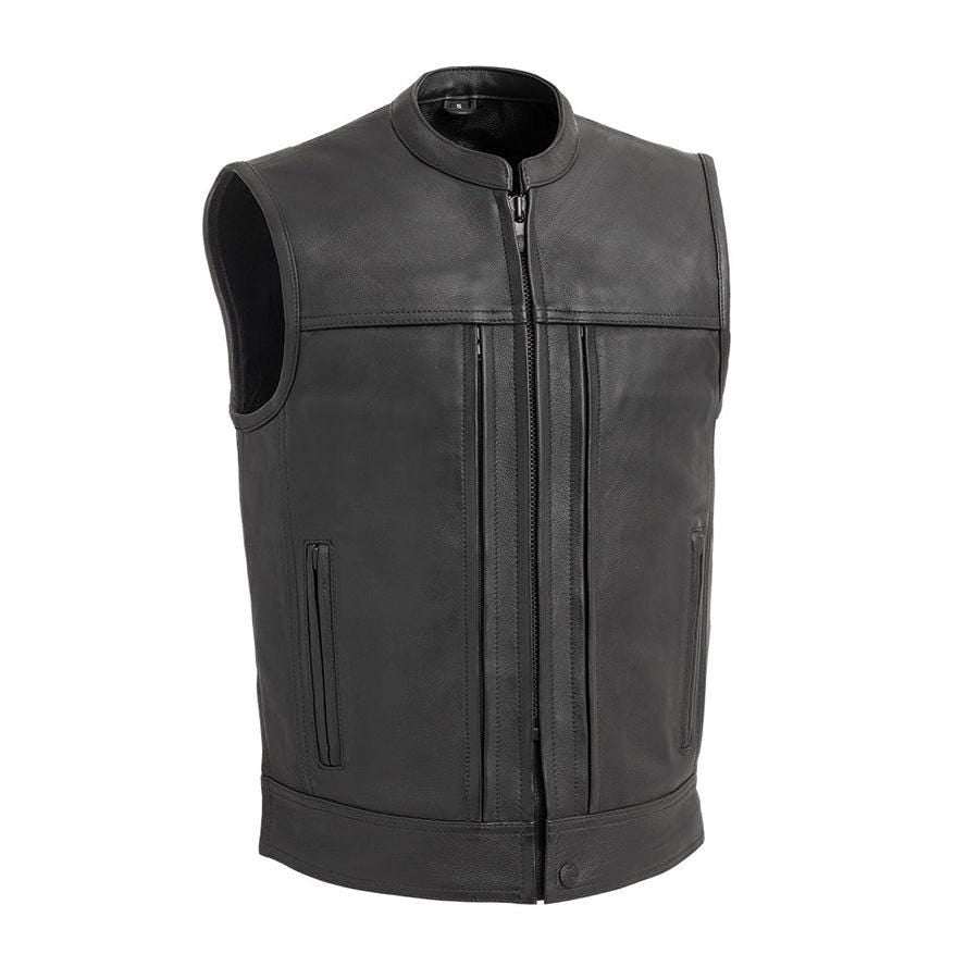 Men's Motorcycle Leather Vest