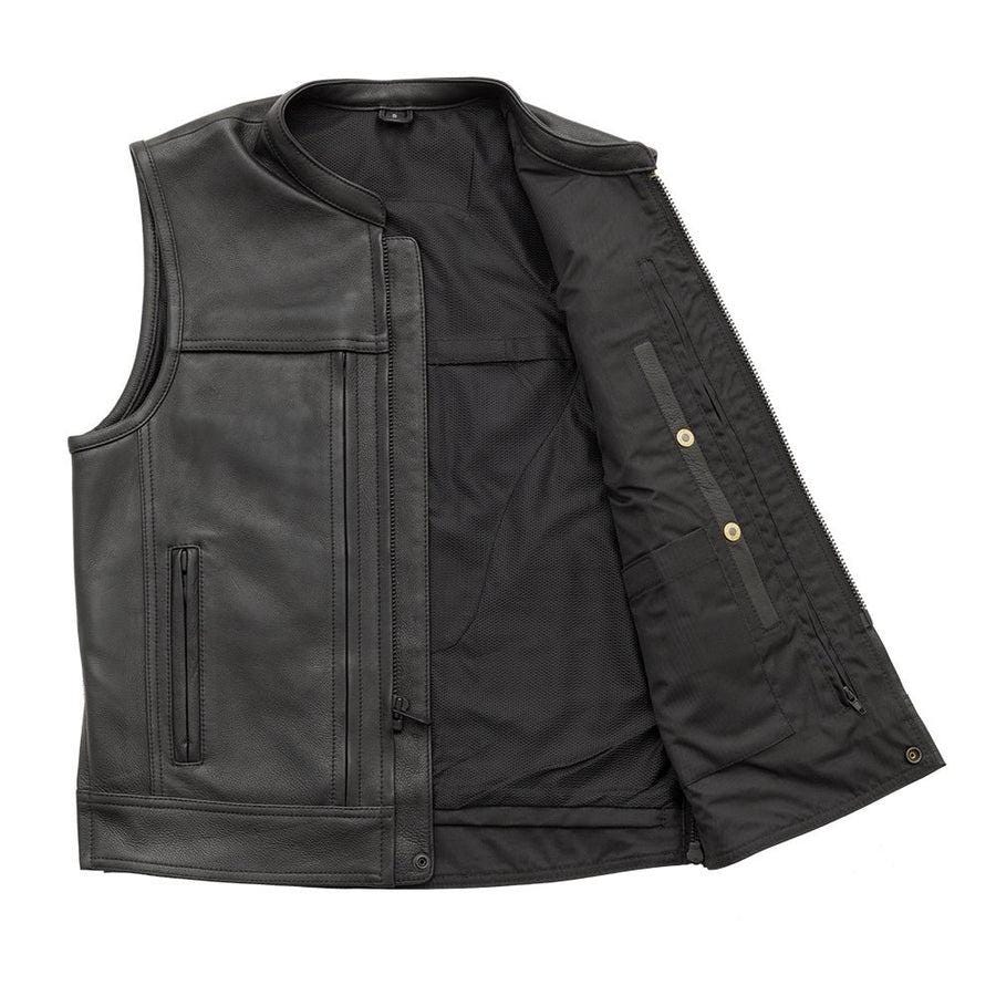 Men's Motorcycle Leather Vest