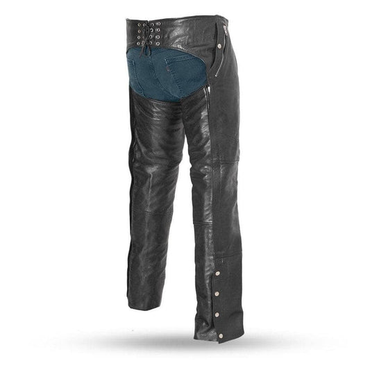 Patriot - Unisex Motorcycle Leather Chaps Unisex Biker Leather Chaps Rider Chaps Biker Pants Gifts for Him Her Unisex  Leather Chaps