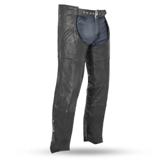 Nomad - Unisex Motorcycle Leather Chaps Unisex Biker Leather Chaps Rider Chaps Biker Pants Gifts for Him Her Unisex  Leather Chaps