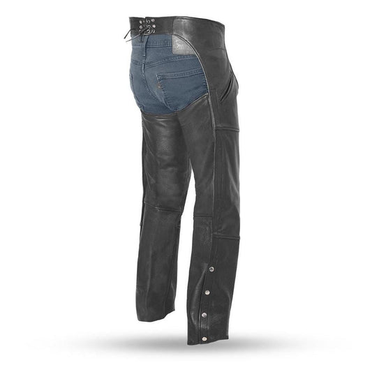 Nomad - Unisex Motorcycle Leather Chaps Unisex Biker Leather Chaps Rider Chaps Biker Pants Gifts for Him Her Unisex  Leather Chaps