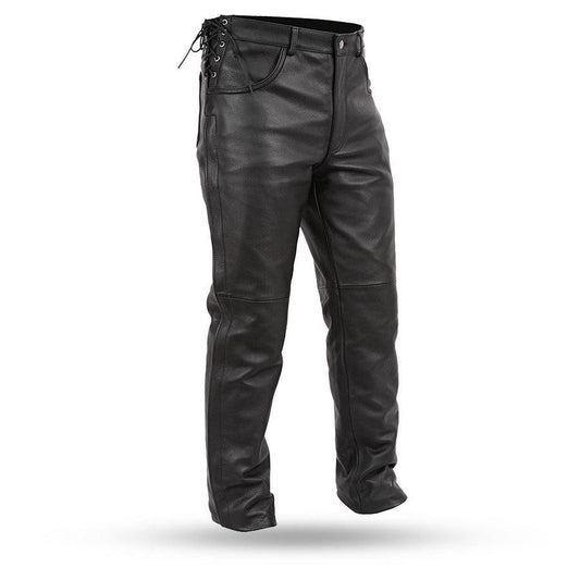 Baron - Men's Motorcycle Leather Pants Unisex Biker Leather Pants Rider Pants Biker Pants Gifts for Him Her Unisex  Leather Pants